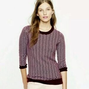 J. Crew cashmere herringbone sweater